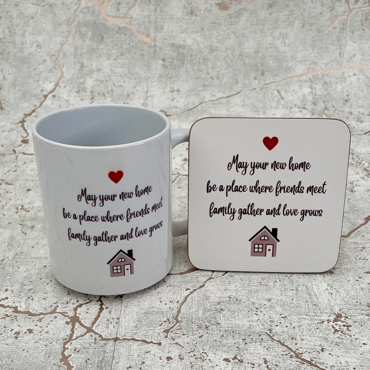 New Home Mug and Coaster Gift Set