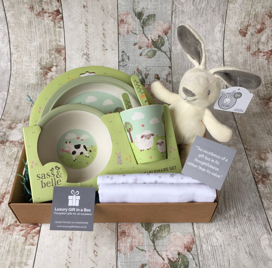 Toddlers Tableware Set with Bunny Toy