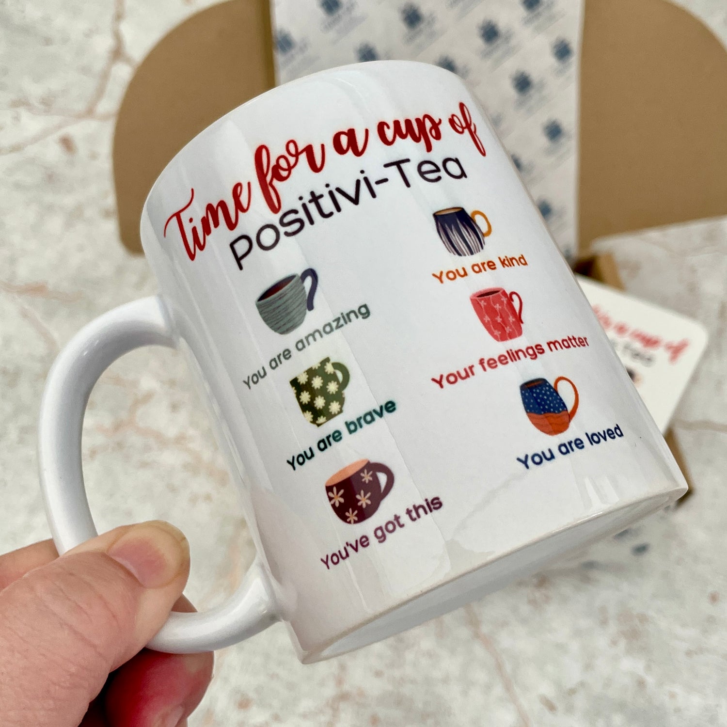 Positivi-Tea ceramic mug
