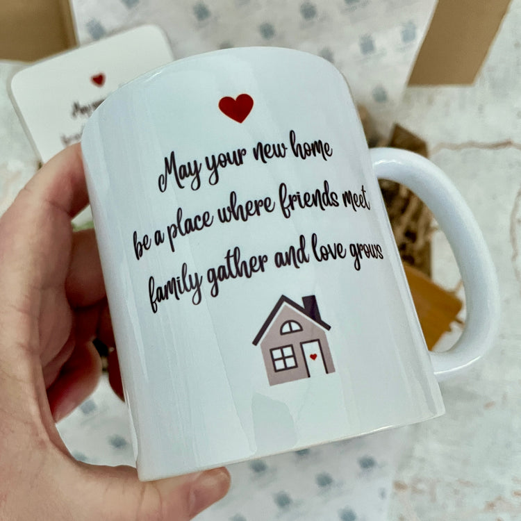 New Home message mug