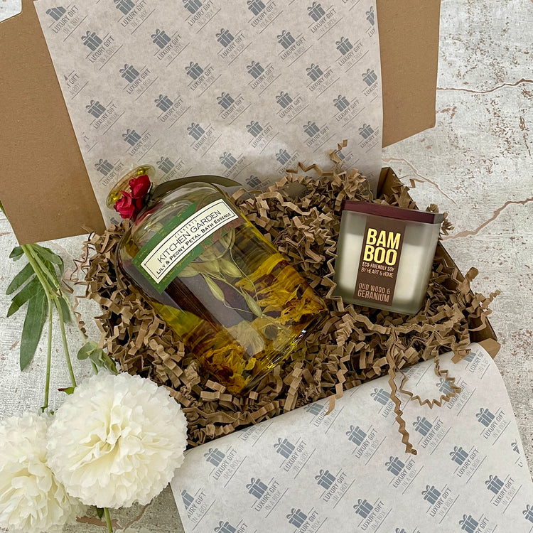 Luxury Bath Essence & Candle Gift Box