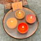 4 scented candles (Joop, Angel, Jasmin and Lavender)
